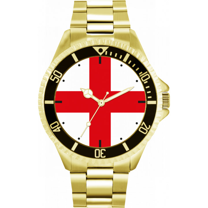 Mens England Flag Watch