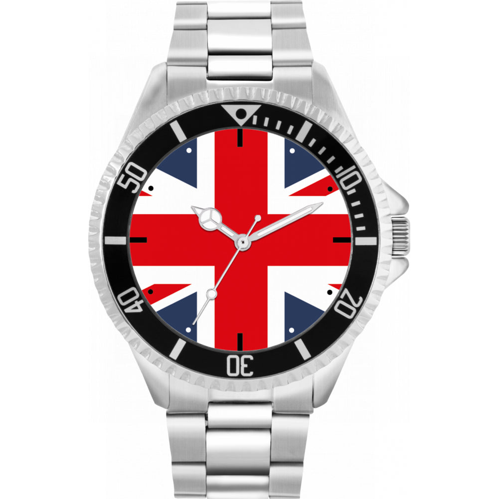 Mens United Kingdom Flag Watch