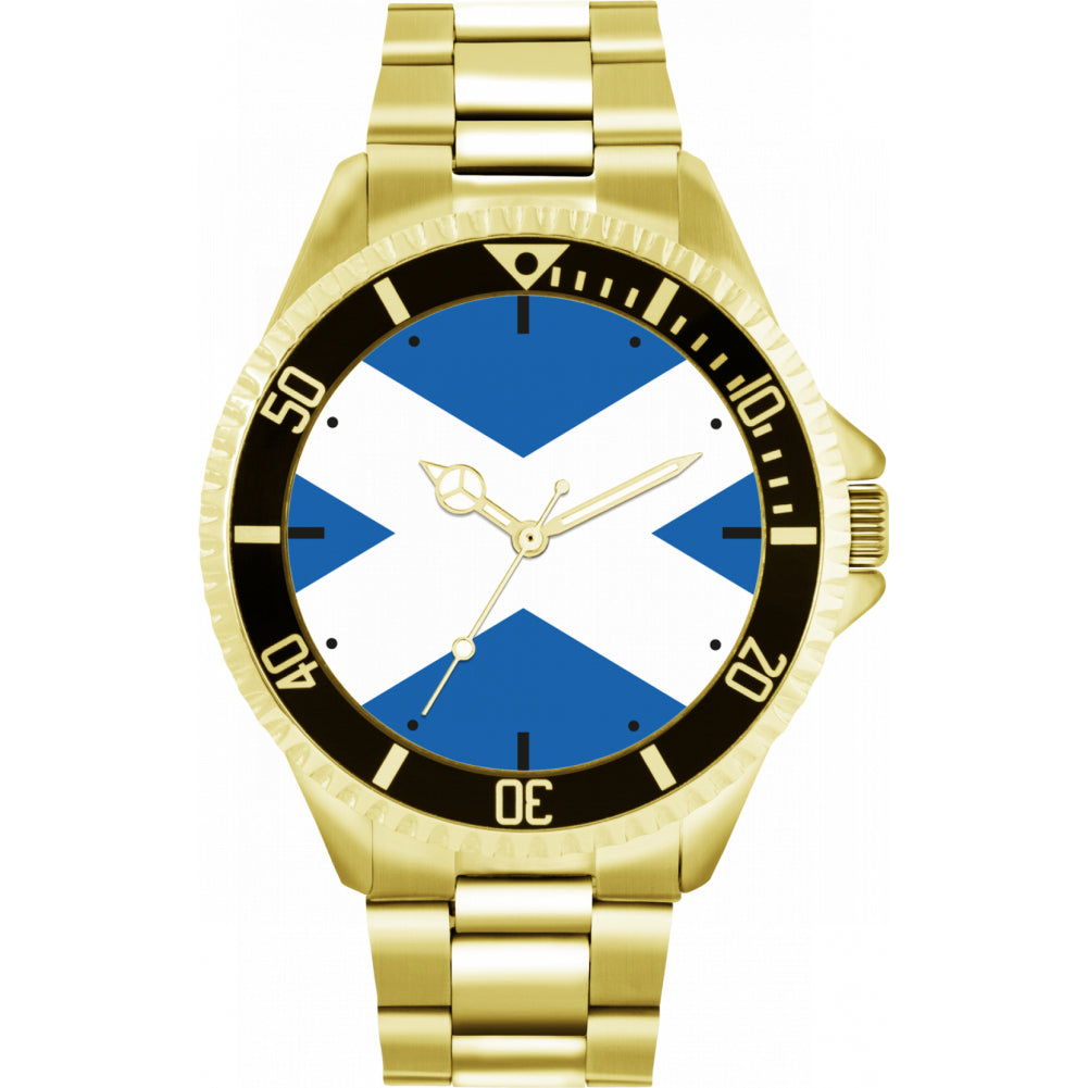 Mens Scotland Flag Watch