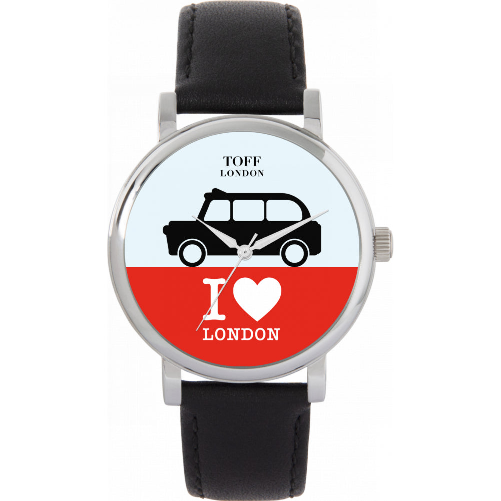 Ladies Black Taxi Watch