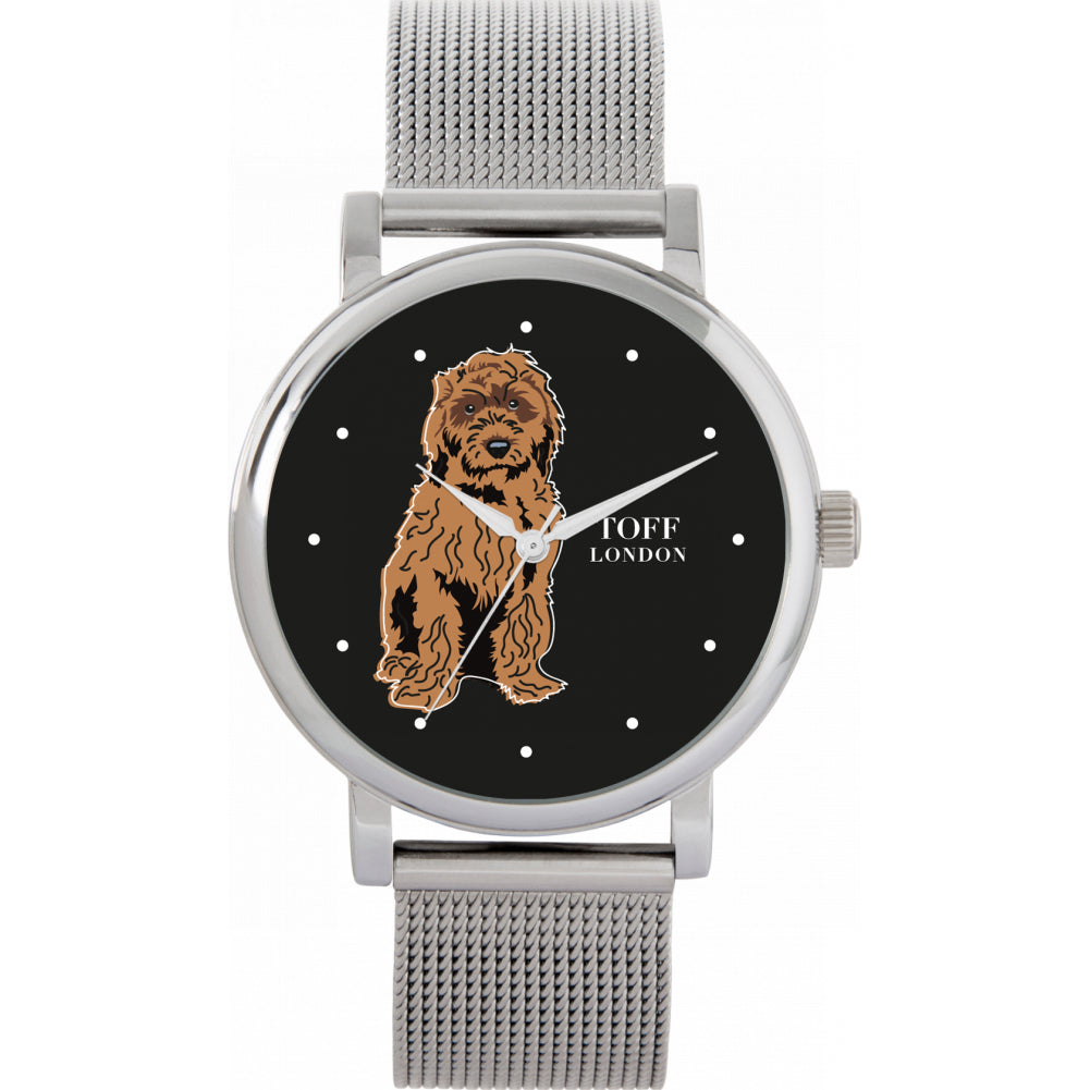 Ladies Brown Cockapoo Dog Watch