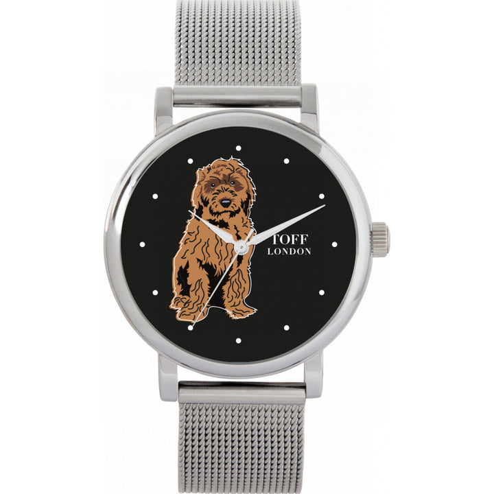 Ladies Brown Cockapoo Dog Watch