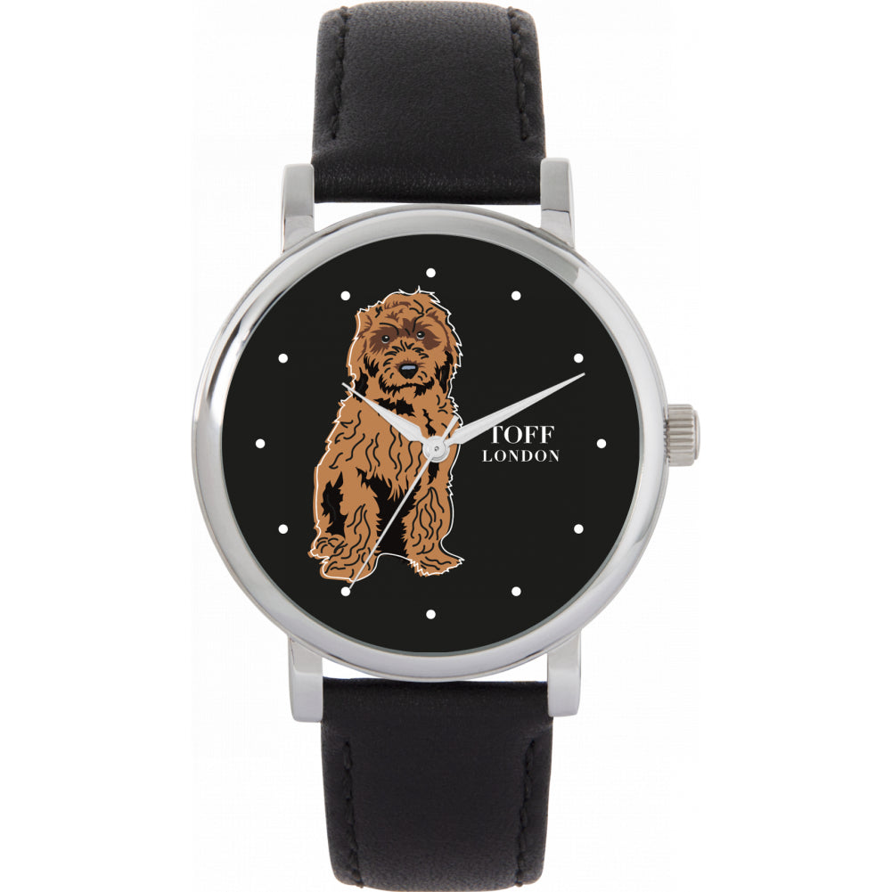 Ladies Brown Cockapoo Dog Watch
