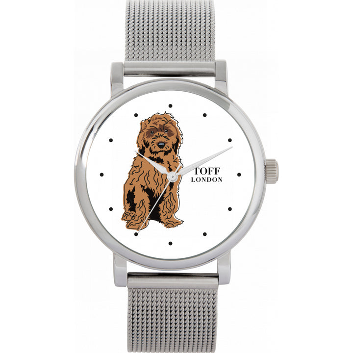 Ladies Brown Cockapoo Dog Watch