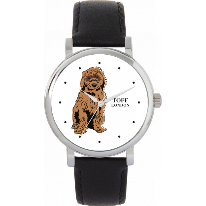Ladies Brown Cockapoo Dog Watch