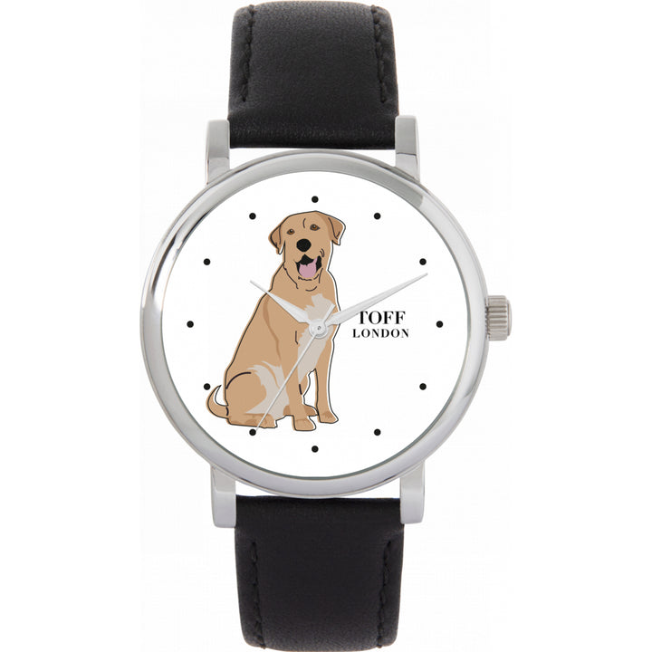 Ladies Beige Labrador Retriever Dog Watch