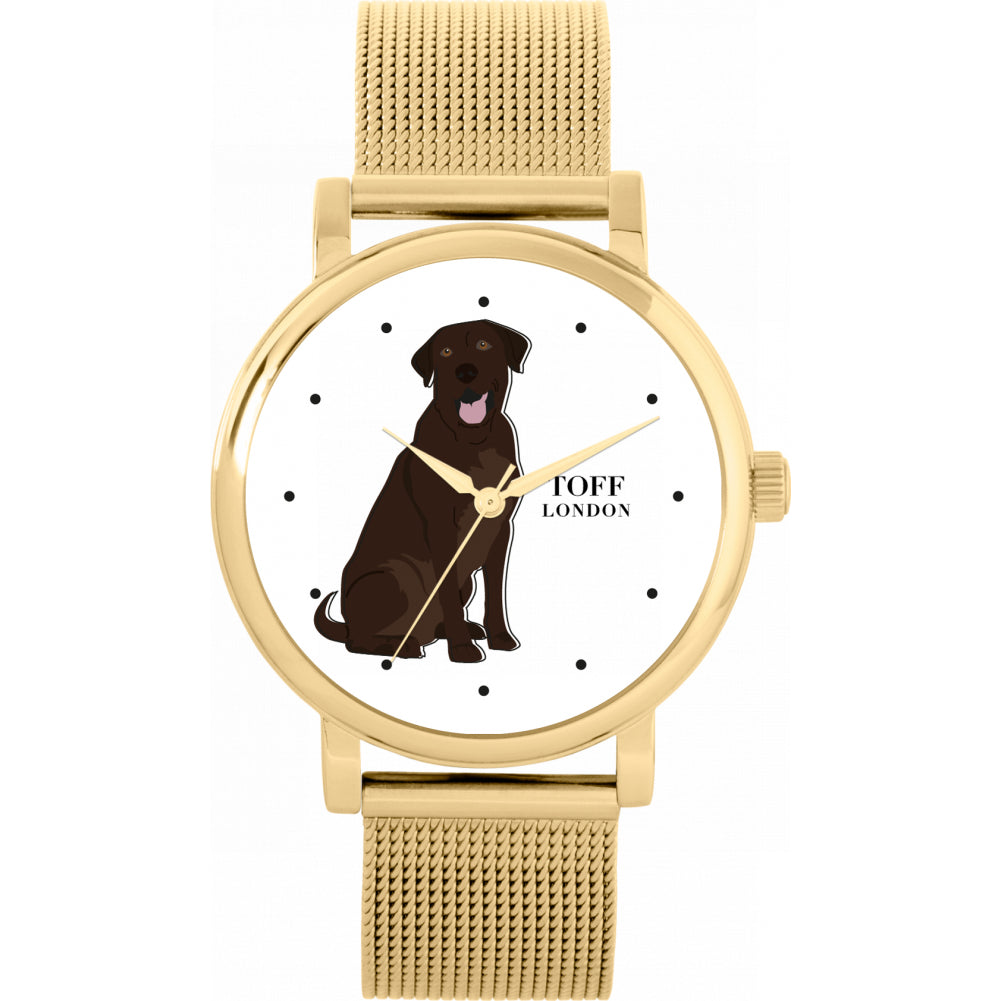 Ladies Brown Labrador Retriever Dog Watch