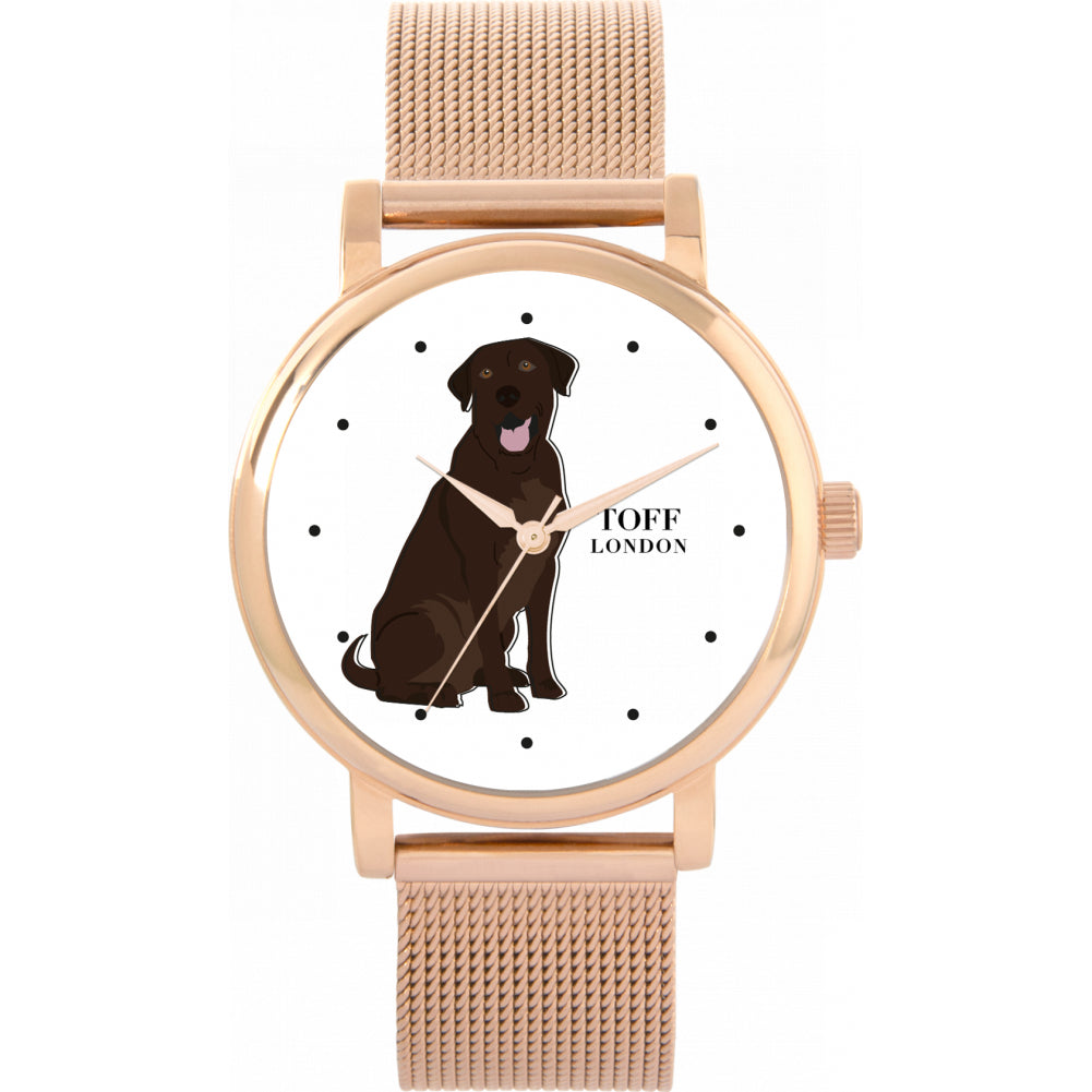 Ladies Brown Labrador Retriever Dog Watch