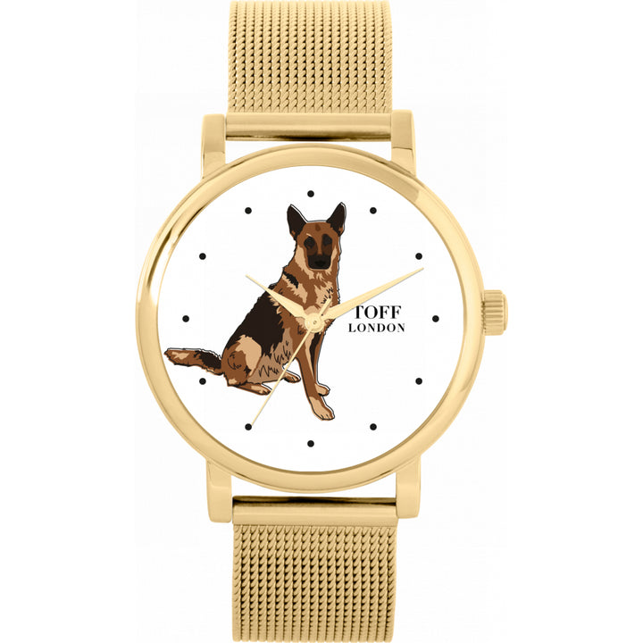 Ladies Brown German Shepherd Dog Watch