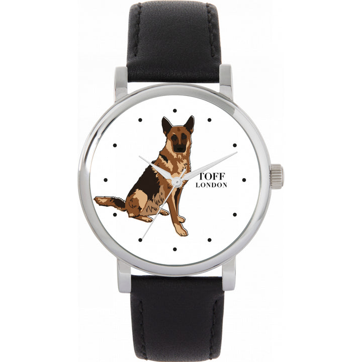 Ladies Brown German Shepherd Dog Watch
