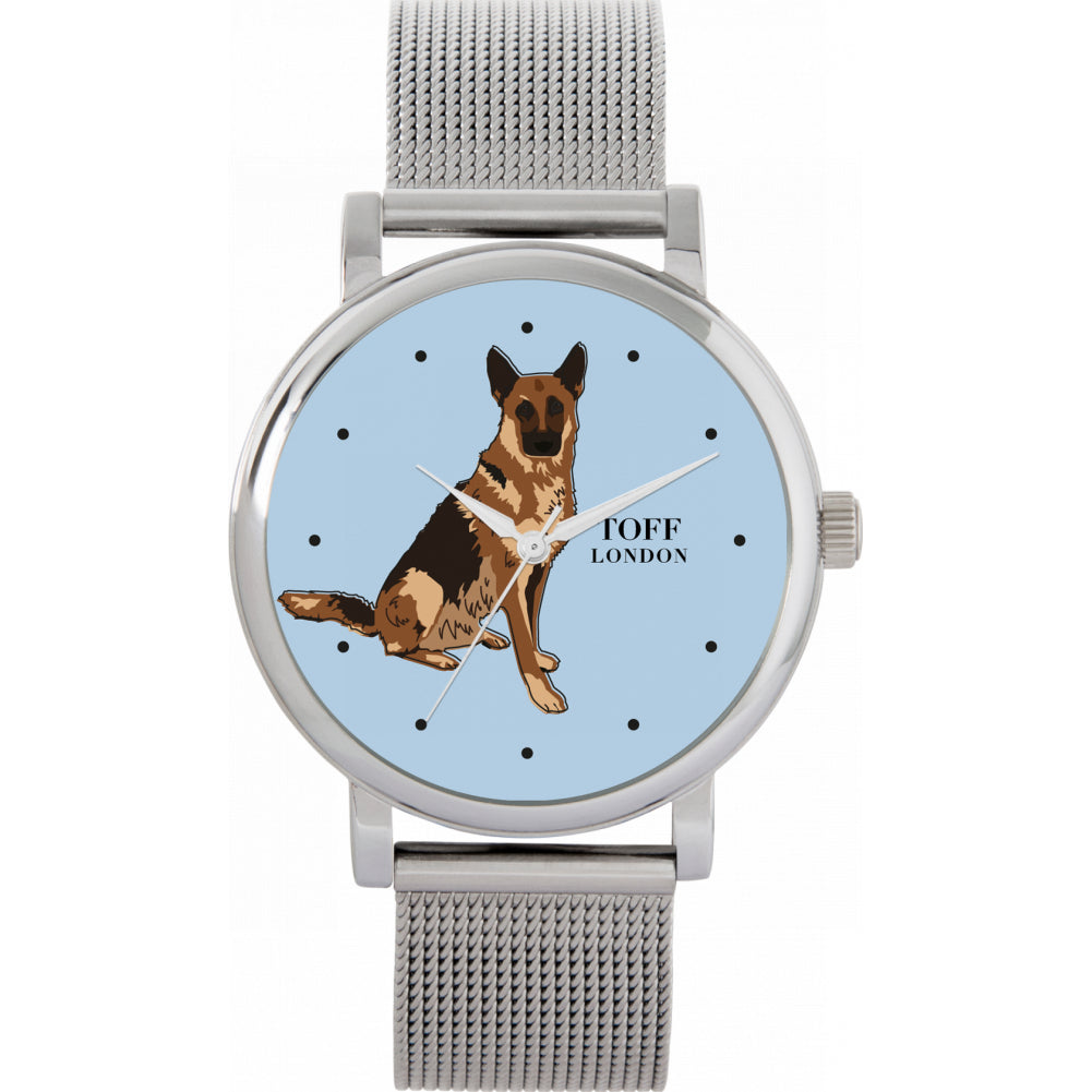 Ladies Brown German Shepherd Dog Watch