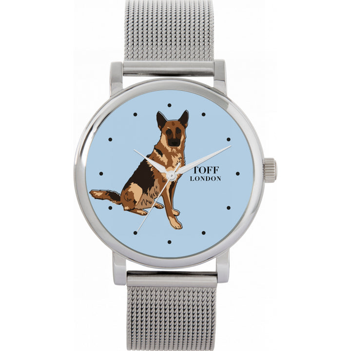 Ladies Brown German Shepherd Dog Watch