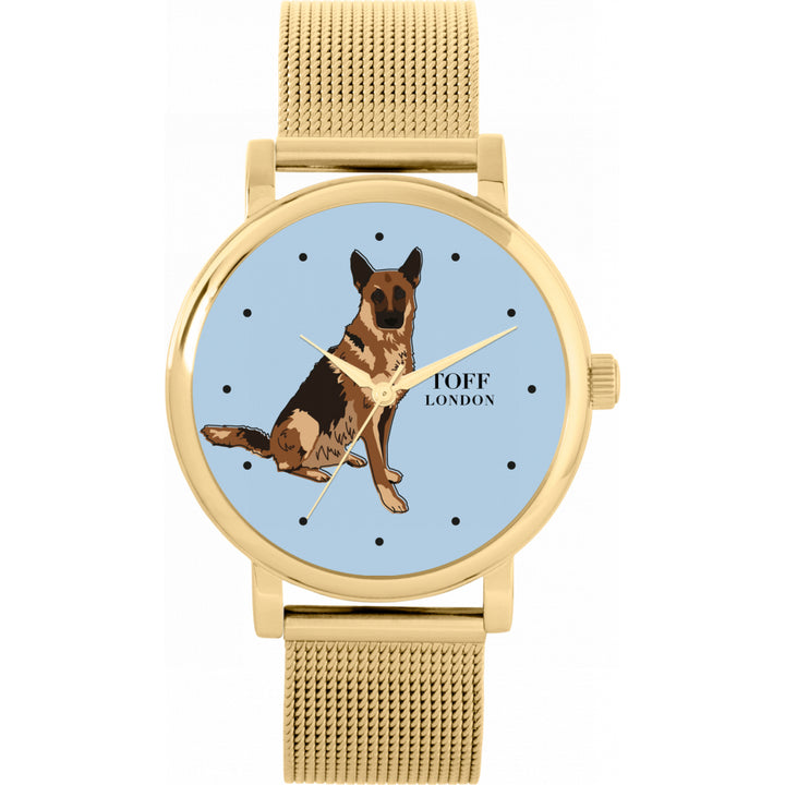 Ladies Brown German Shepherd Dog Watch