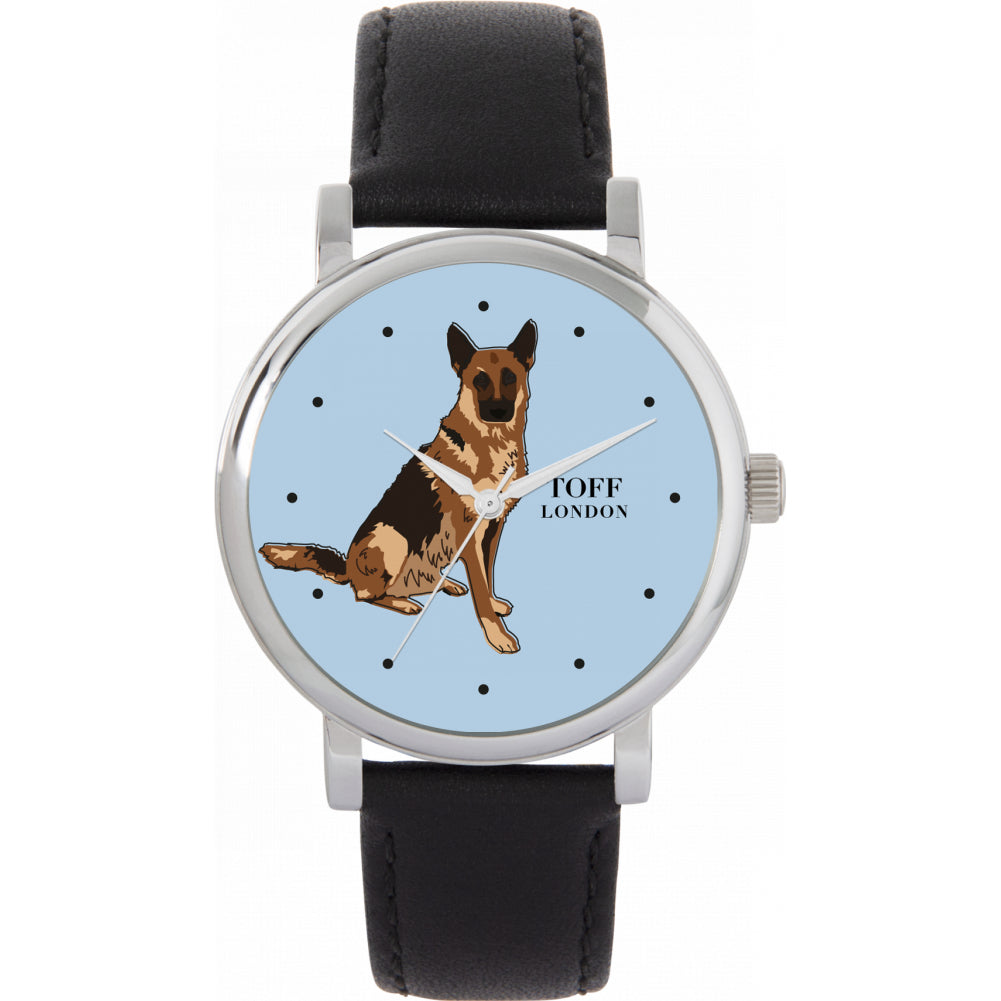 Ladies Brown German Shepherd Dog Watch