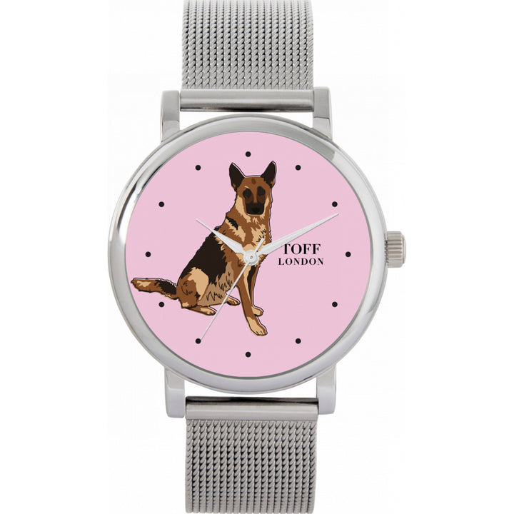 Ladies Brown German Shepherd Dog Watch