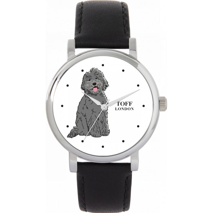 Ladies Grey Labradoodle Dog Watch