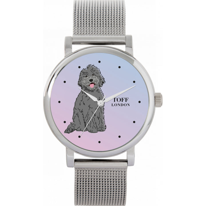 Ladies Grey Labradoodle Dog Watch