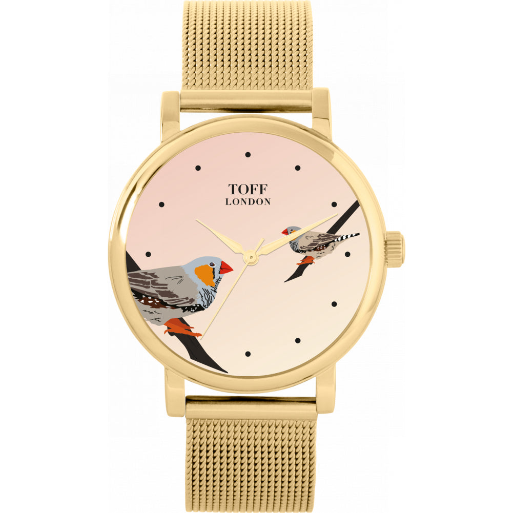 Ladies Grey Two Finches Bird Watch