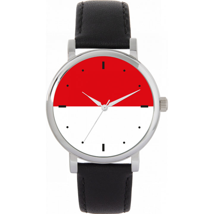 Ladies Indonesia Flag Watch