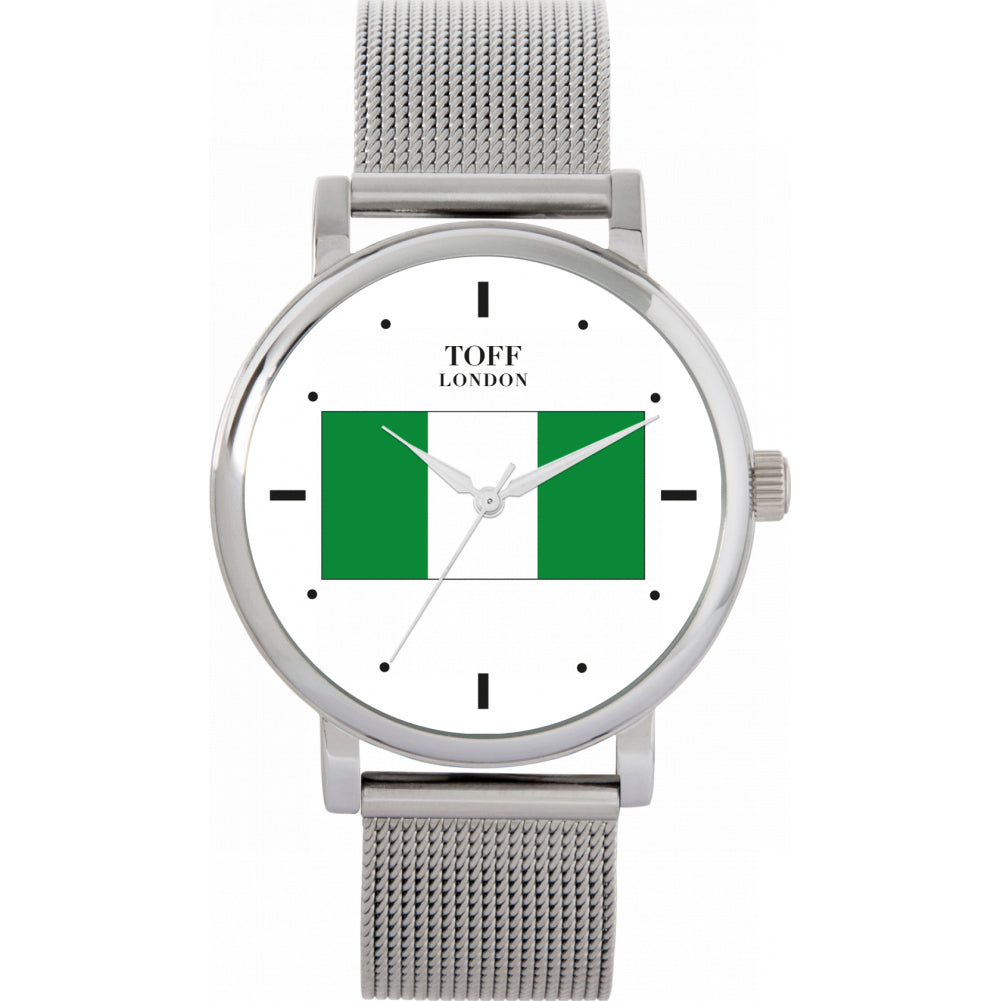 Ladies Nigeria Flag Watch