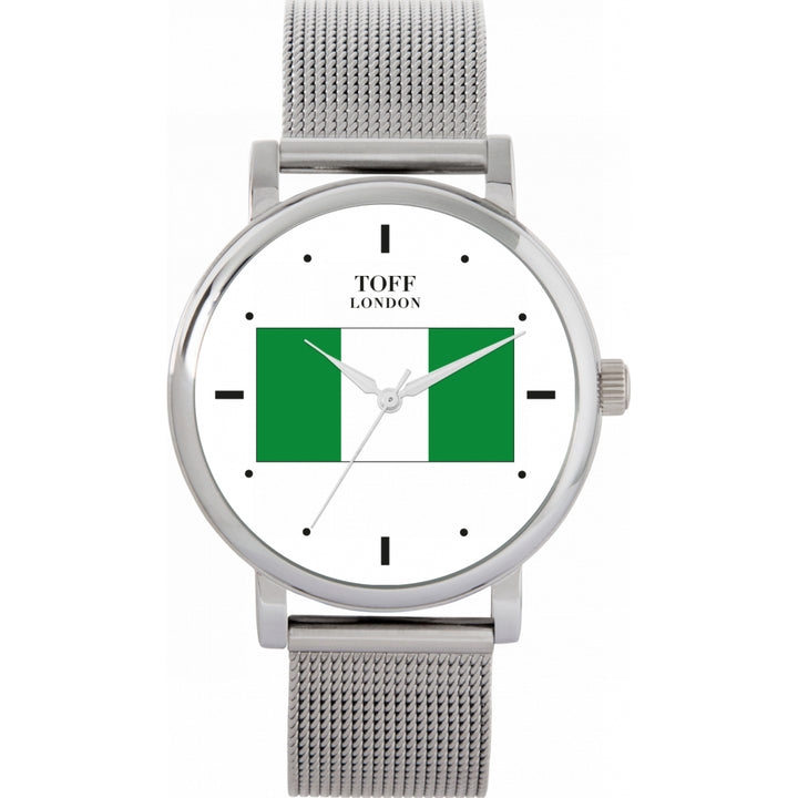 Ladies Nigeria Flag Watch