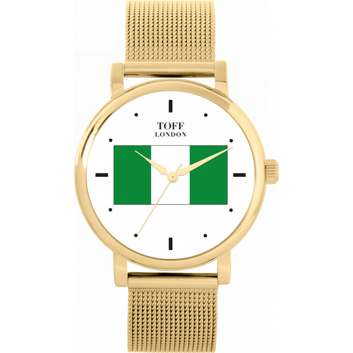 Ladies Nigeria Flag Watch