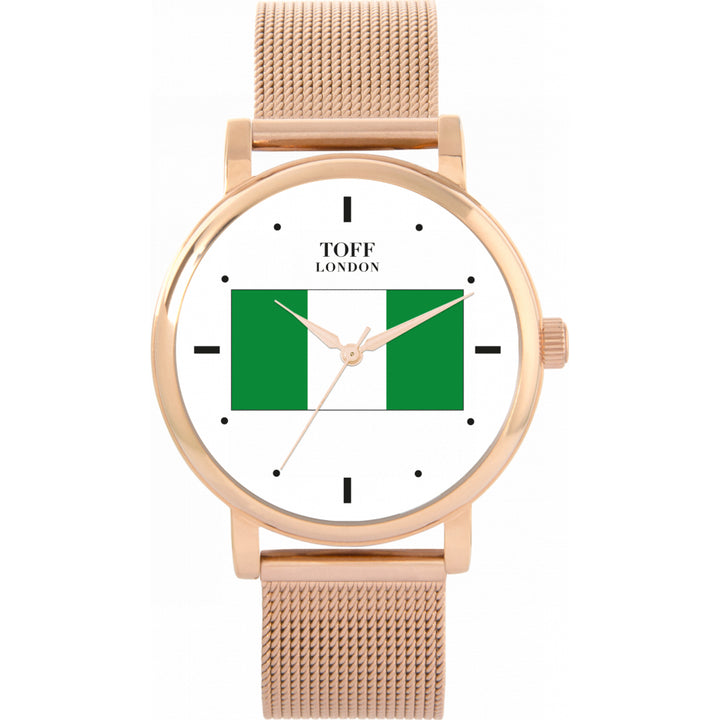 Ladies Nigeria Flag Watch