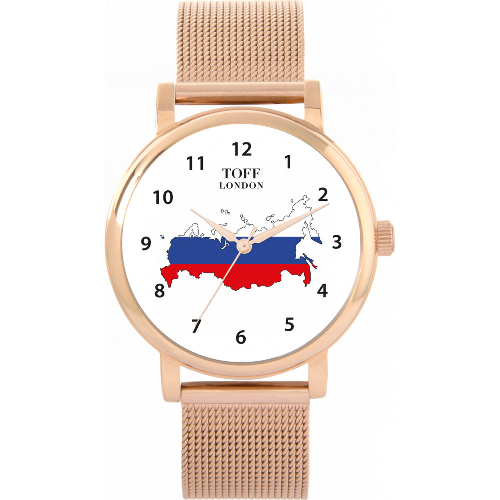 Ladies Russia Flag Watch