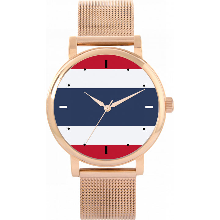 Ladies Thailand Flag Watch