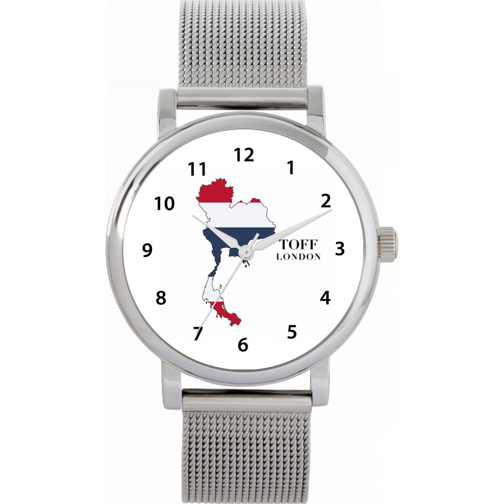 Ladies Thailand Flag Watch