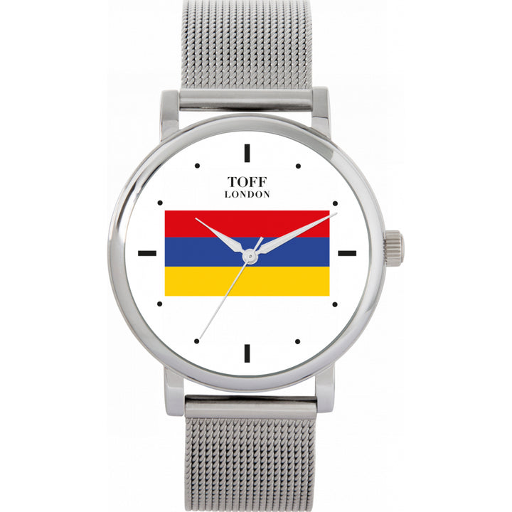 Ladies Armenia Flag Watch