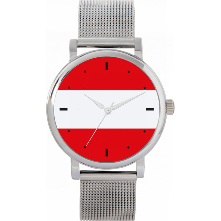 Ladies Austria Flag Watch