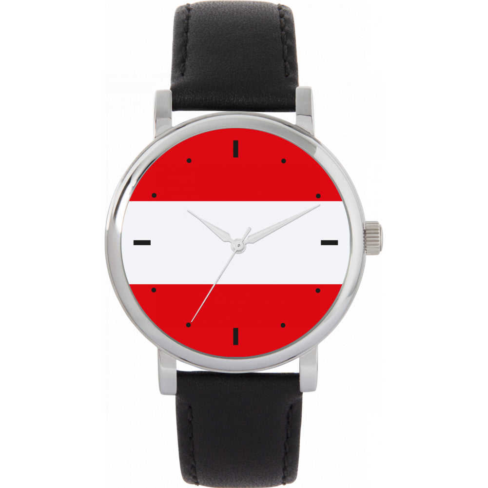 Ladies Austria Flag Watch