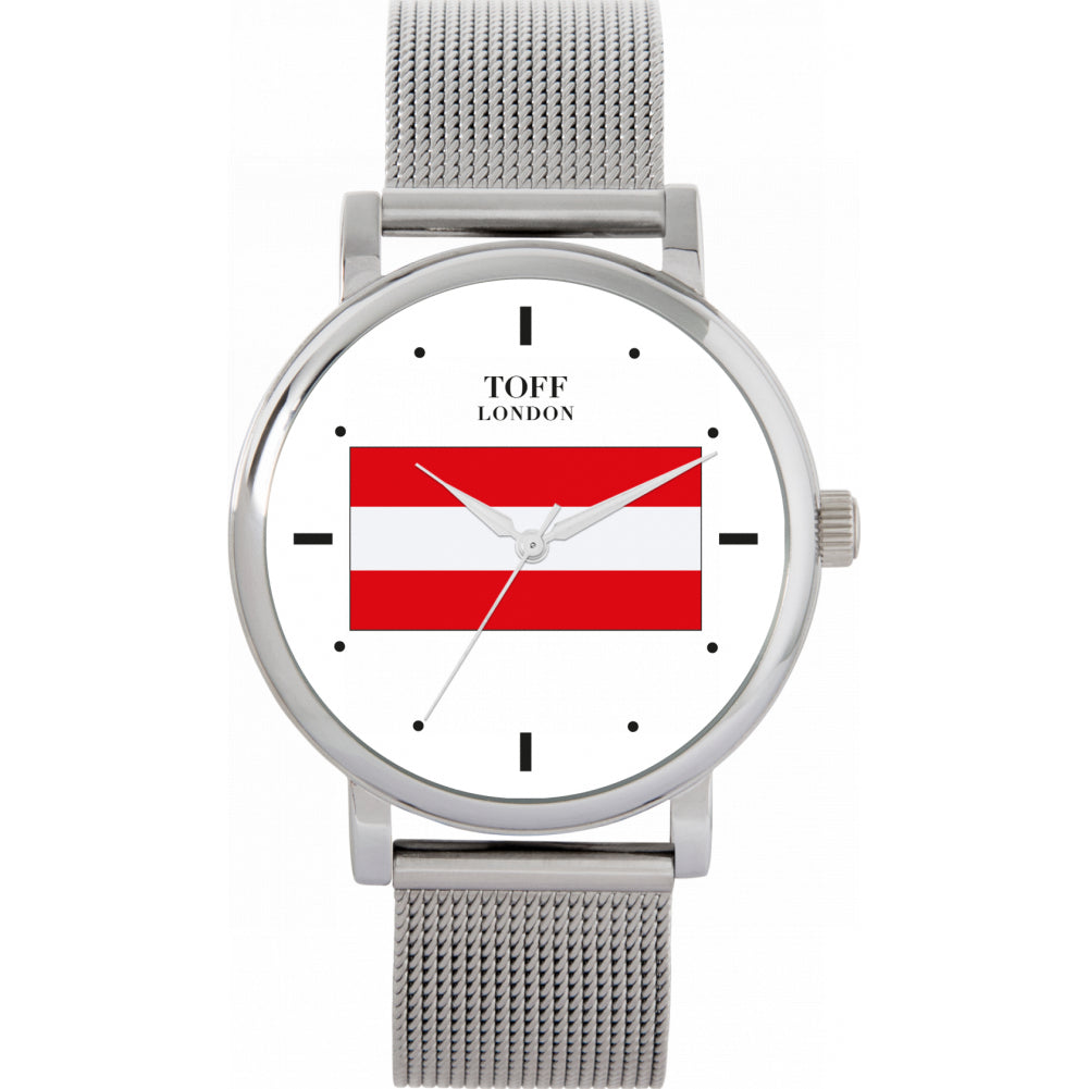 Ladies Austria Flag Watch