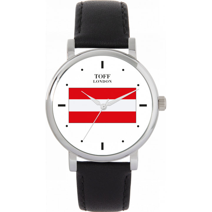 Ladies Austria Flag Watch