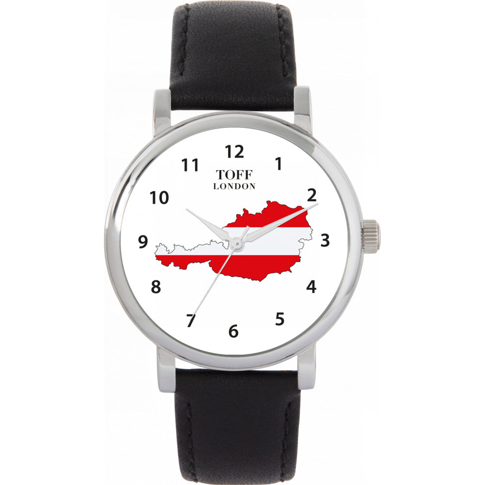 Ladies Austria Flag Watch
