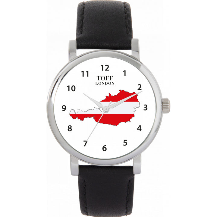 Ladies Austria Flag Watch