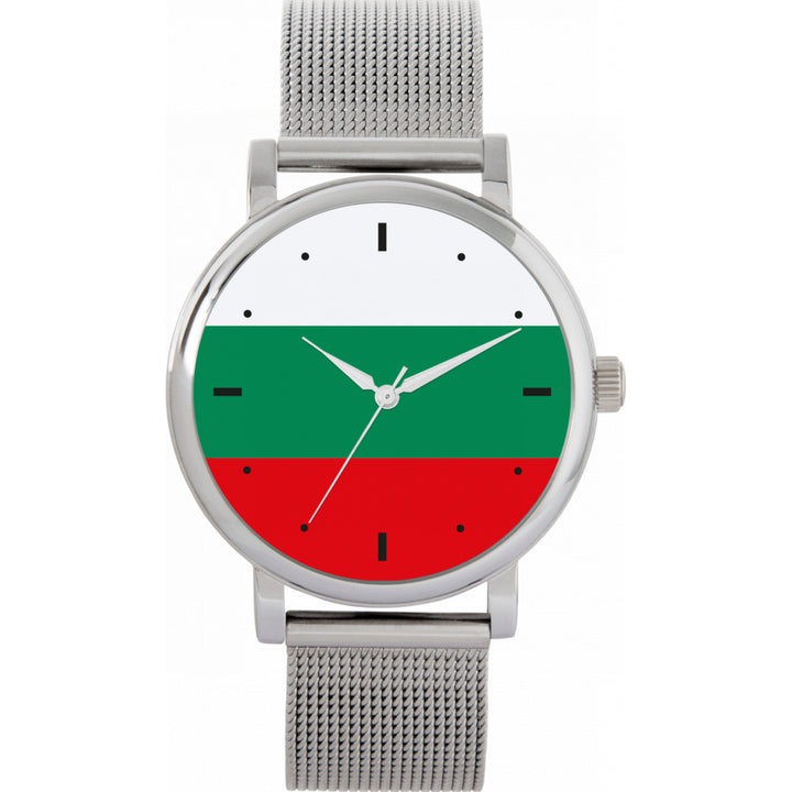Ladies Bulgaria Flag Watch