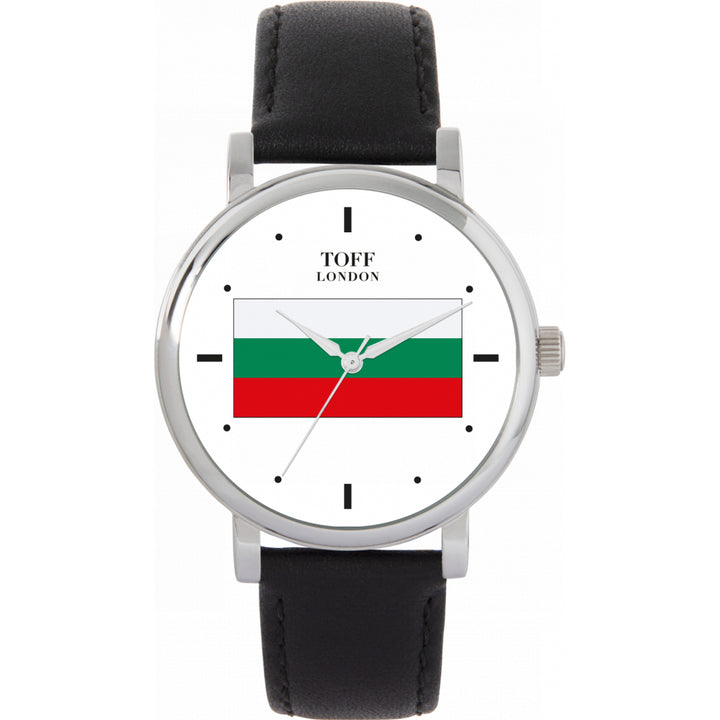 Ladies Bulgaria Flag Watch