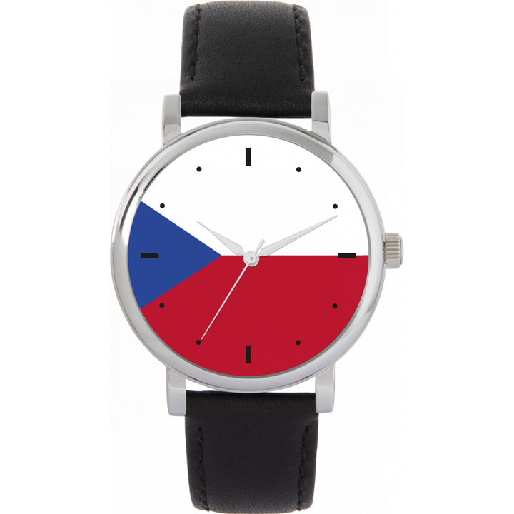 Ladies Czech Republic Flag Watch