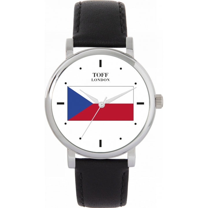 Ladies Czech Republic Flag Watch