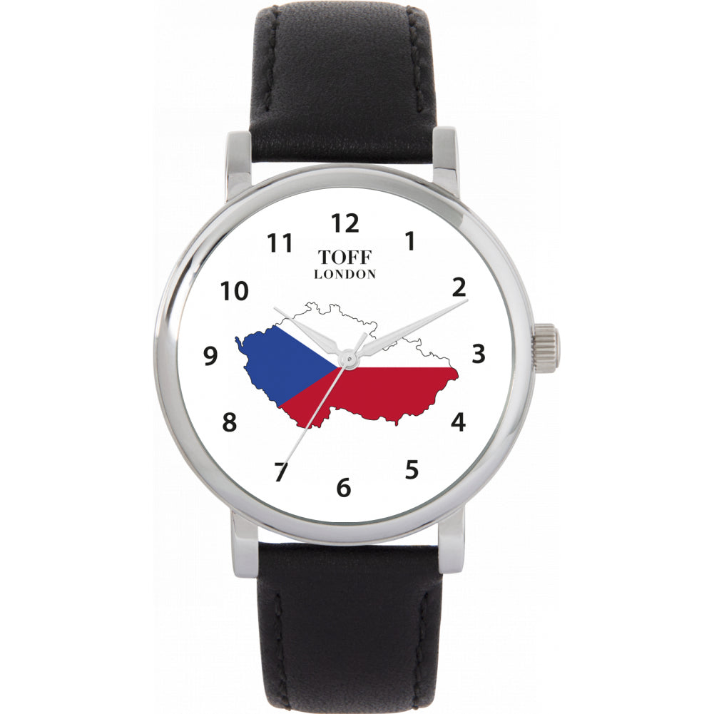 Ladies Czech Republic Flag Watch