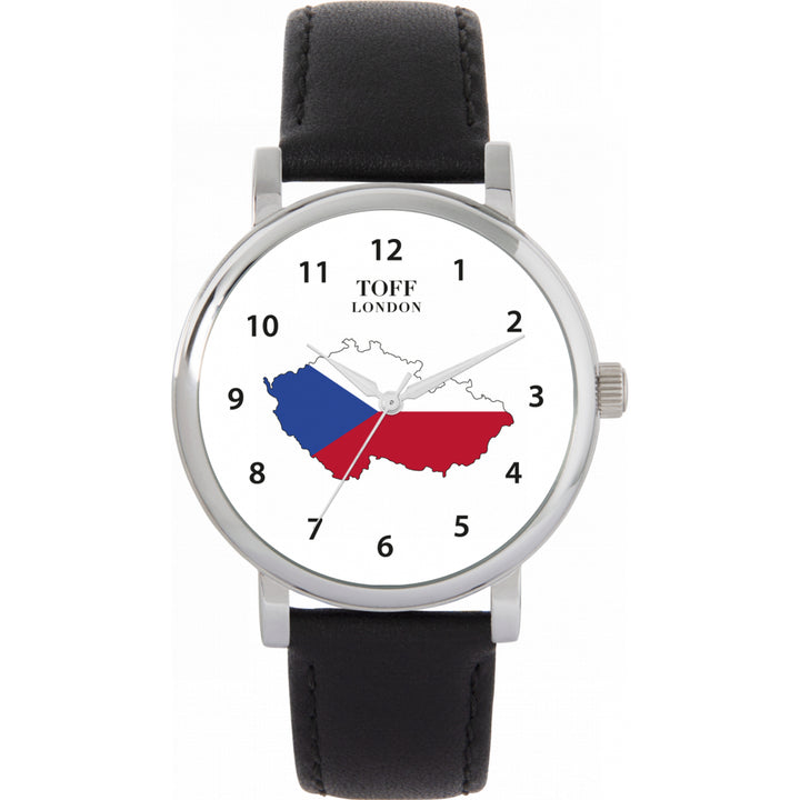 Ladies Czech Republic Flag Watch