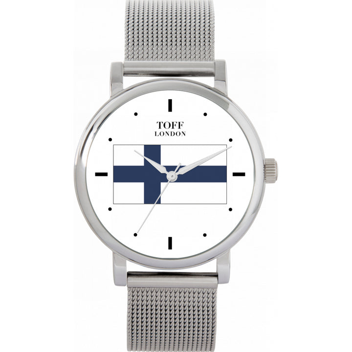 Ladies Finland Flag Watch