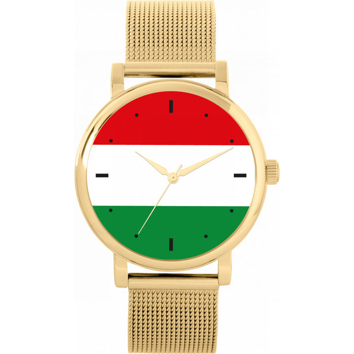 Ladies Hungary Flag Watch