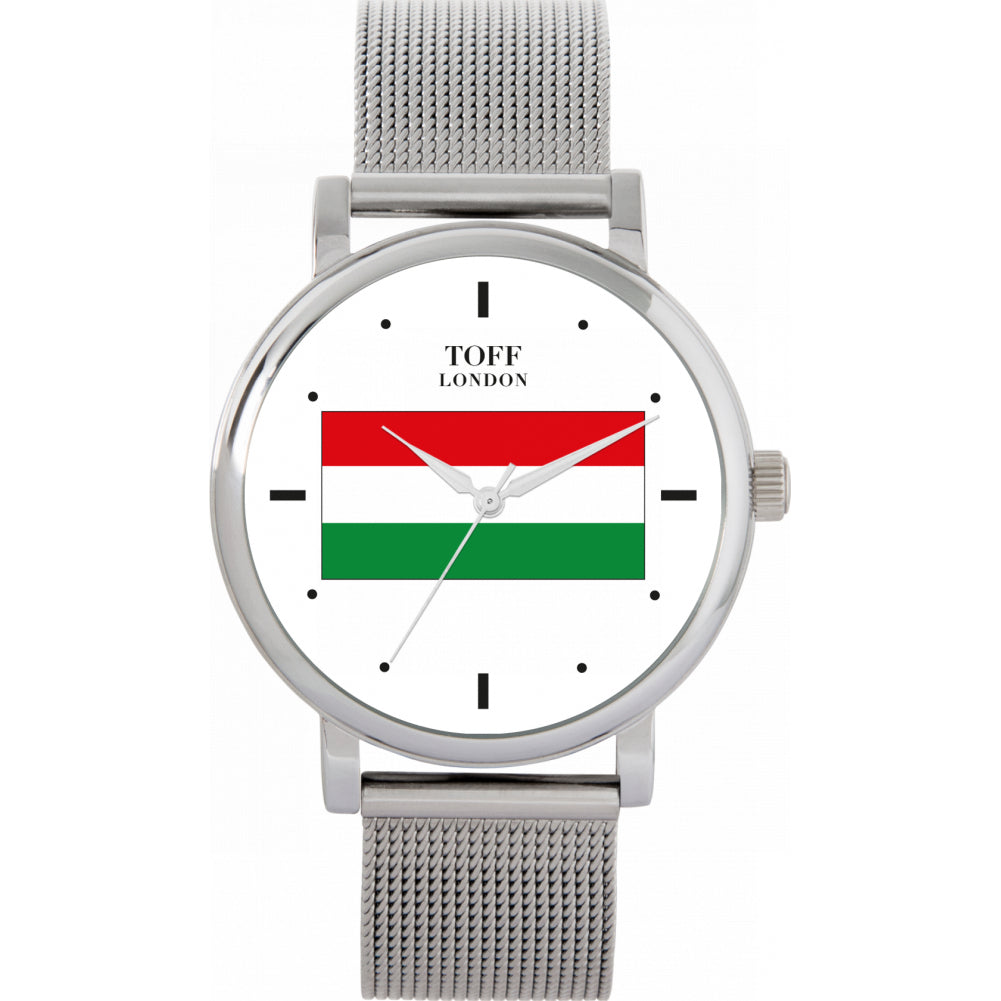 Ladies Hungary Flag Watch