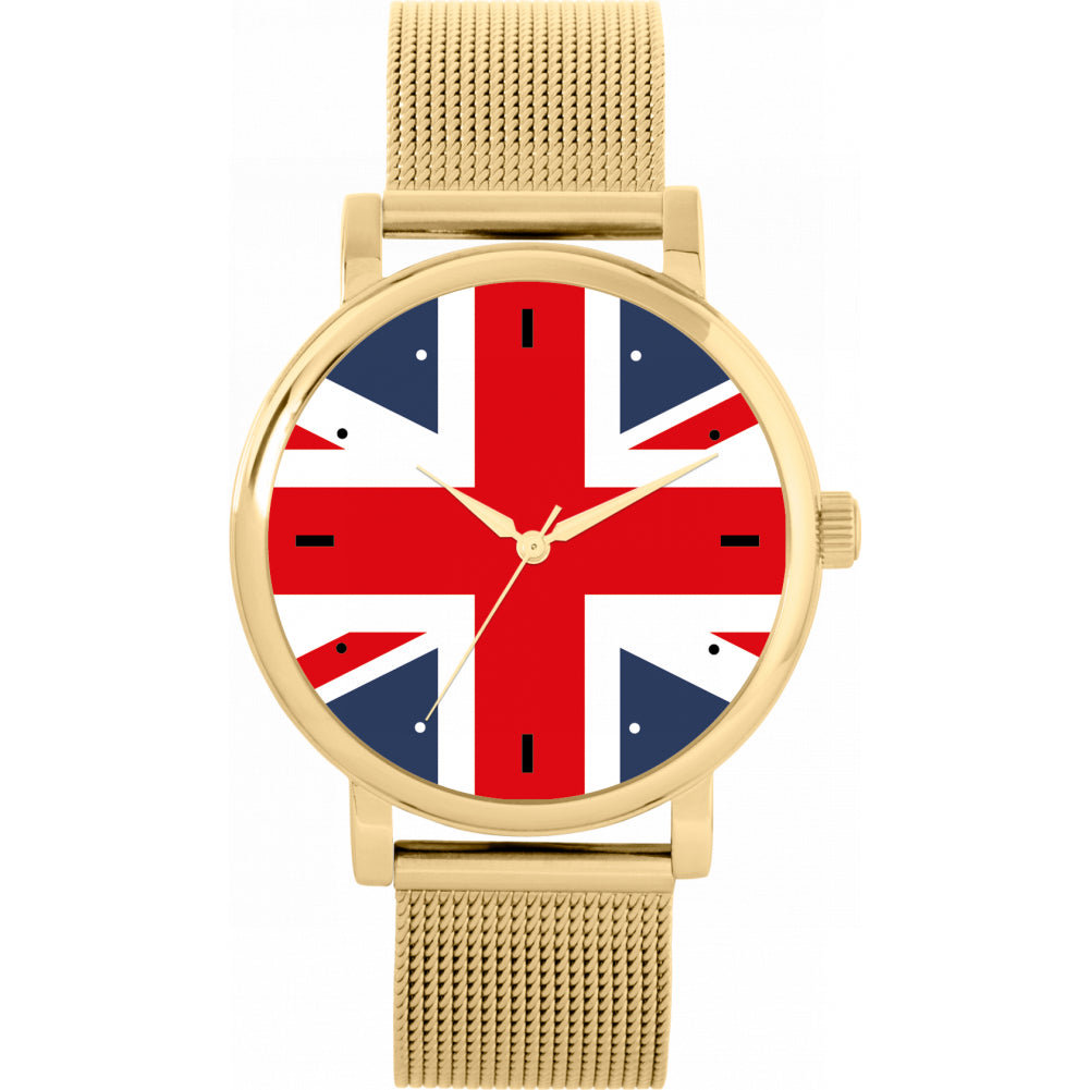 Ladies United Kingdom Flag Watch