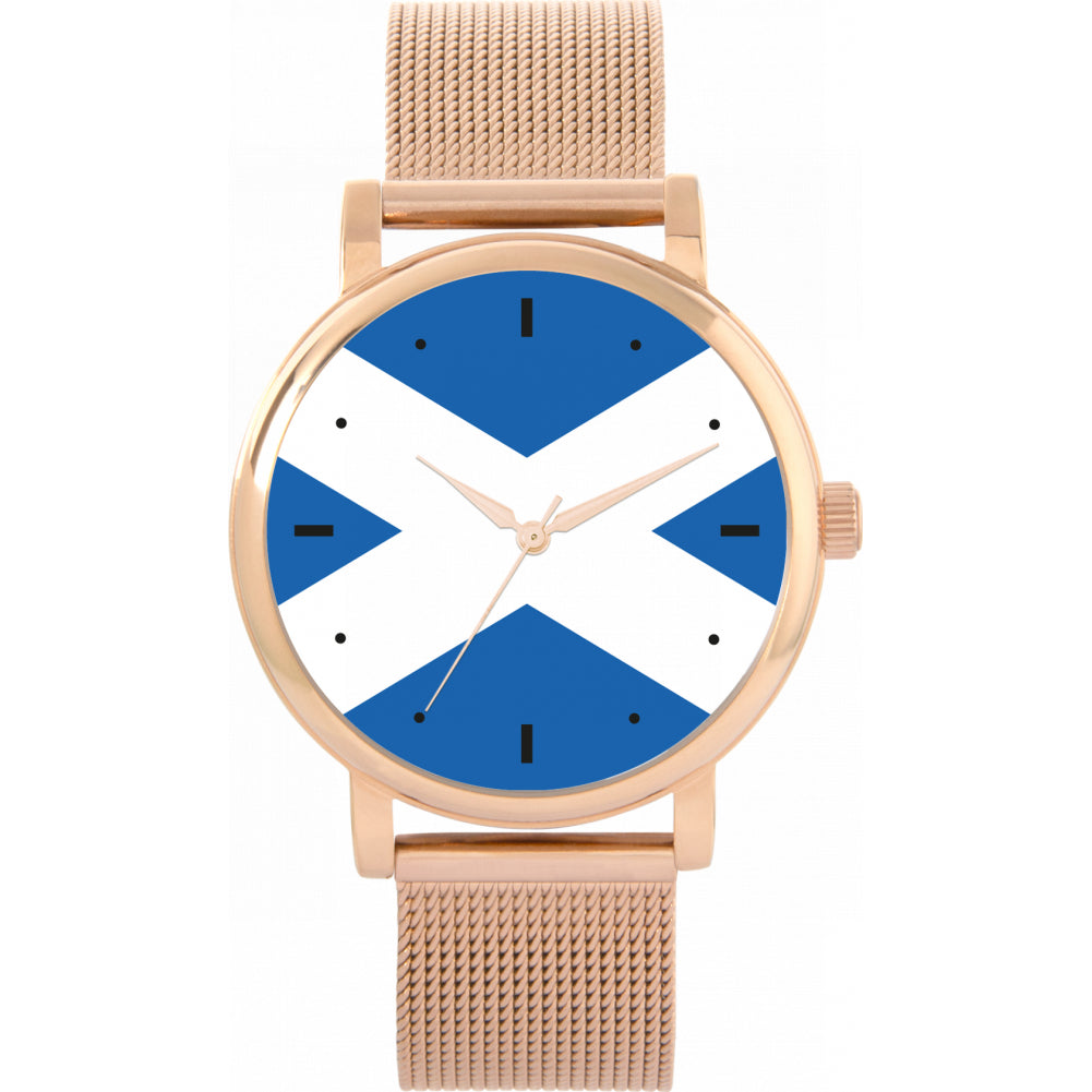 Ladies Scotland Flag Watch
