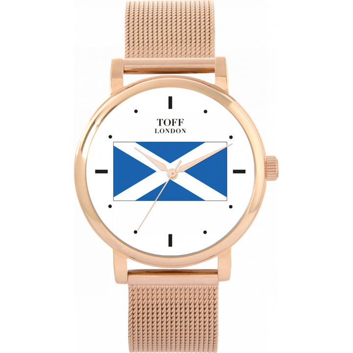 Ladies Scotland Flag Watch