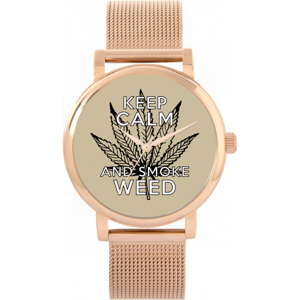 Ladies Keep Calm And Smoke Weed Watch